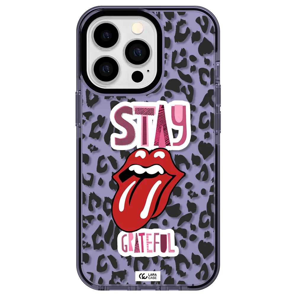 The Rolling Stones Apple iPhone 13 Pro impact Lilac Case