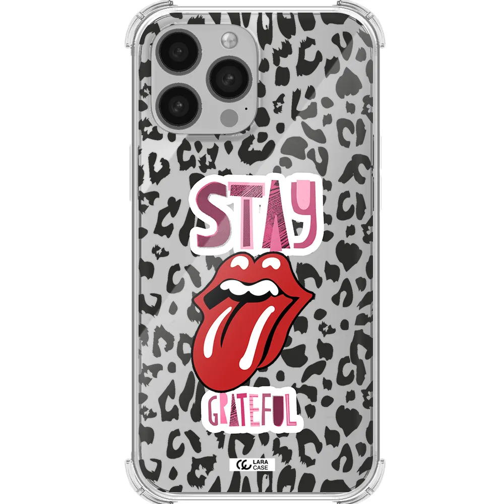 The Rolling Stones Apple iPhone 13 Pro Max Clear PC Case