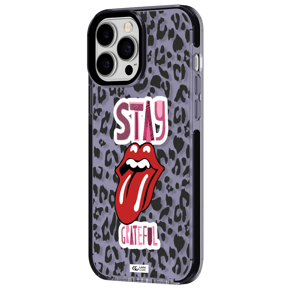 The Rolling Stones Apple iPhone 13 Pro Max impact Lilac Case