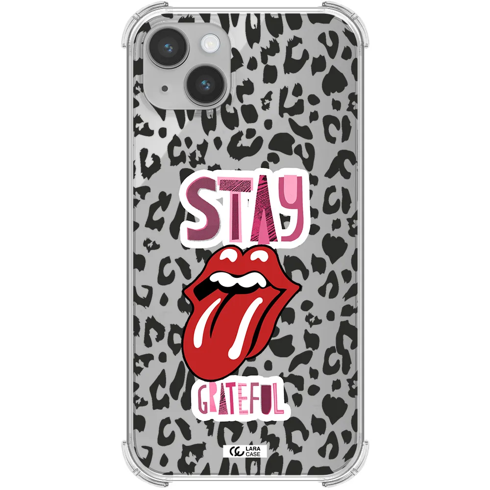 The Rolling Stones Apple iPhone 14 Clear PC Case