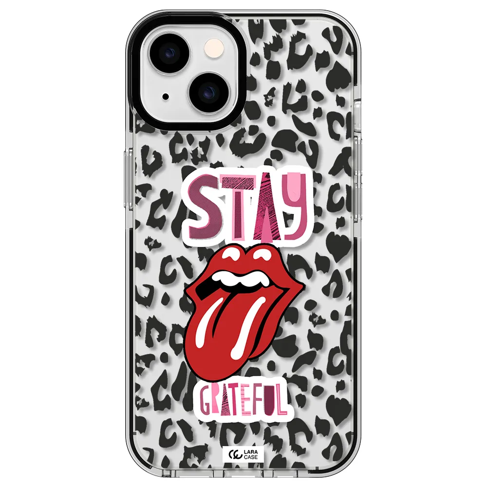 The Rolling Stones Apple iPhone 14 impact black border Case