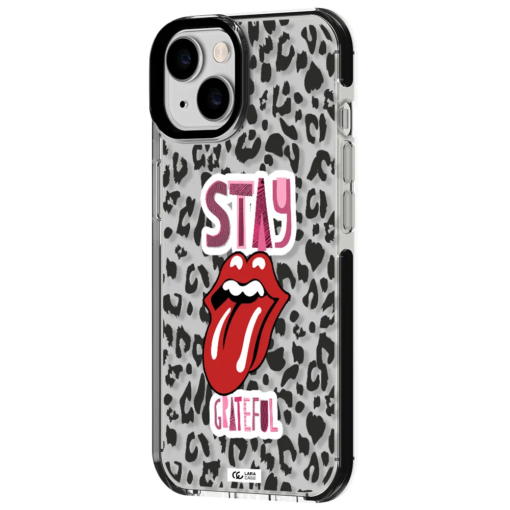 The Rolling Stones Apple iPhone 14 impact black border Case