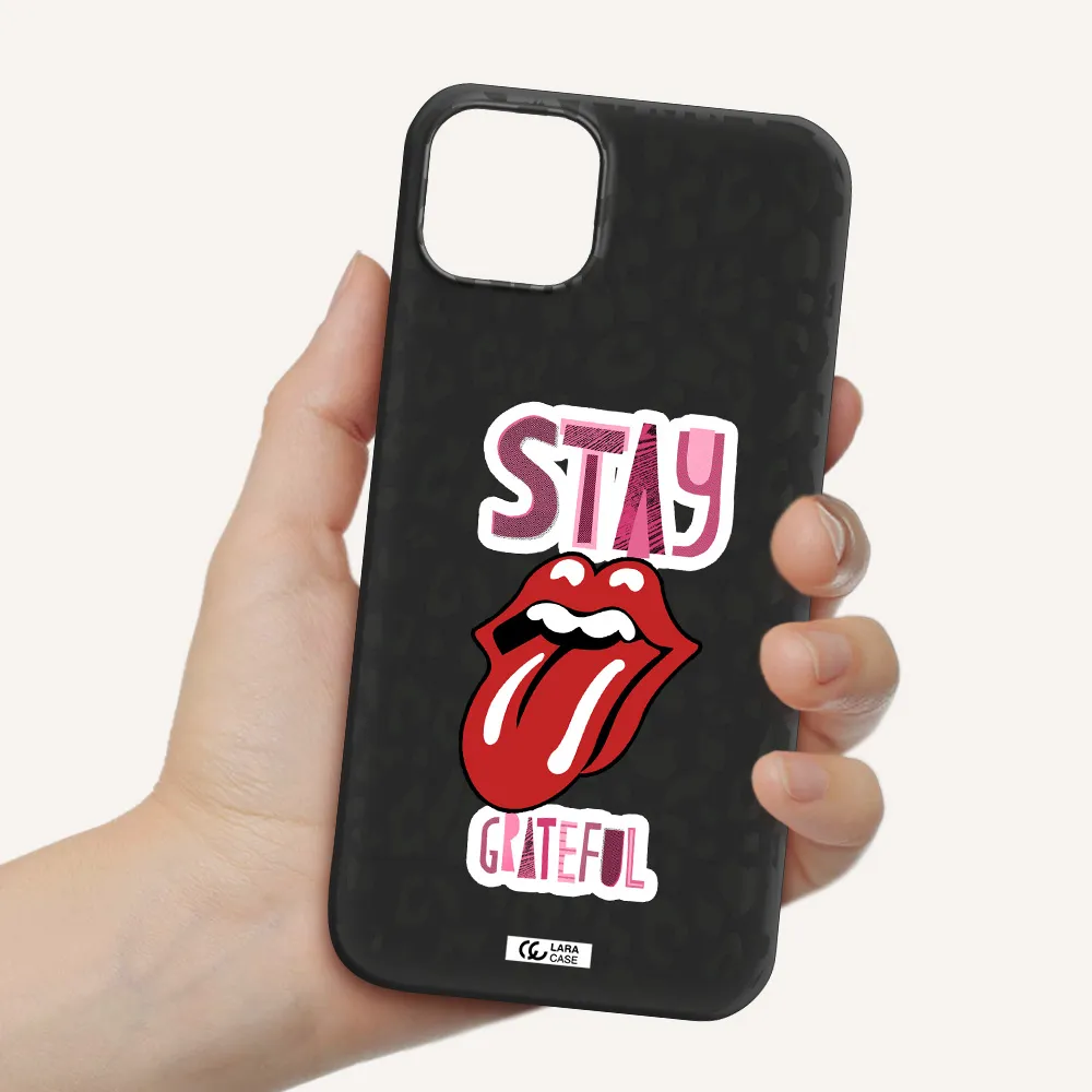The Rolling Stones Apple iPhone 14 plus Silicone black Case