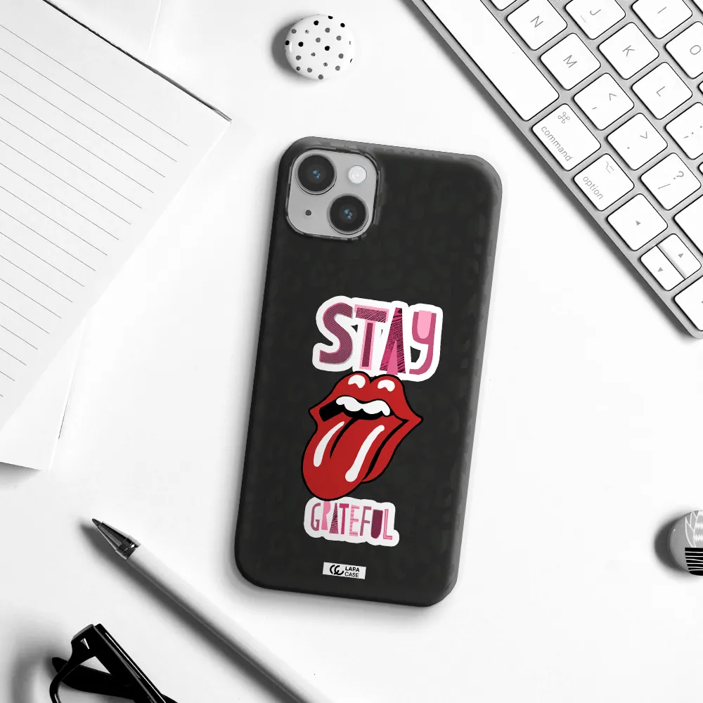 The Rolling Stones Apple iPhone 14 plus Silicone black Case