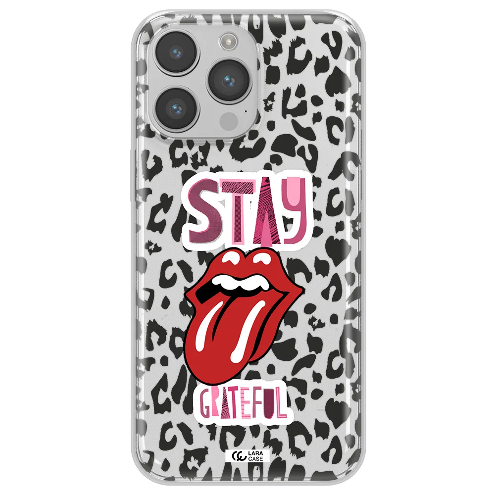The Rolling Stones Apple iPhone 14 pro Clear TPU Case