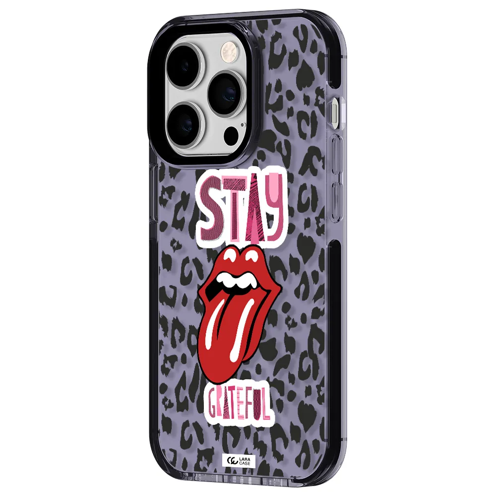 The Rolling Stones Apple iPhone 14 pro impact Lilac Case