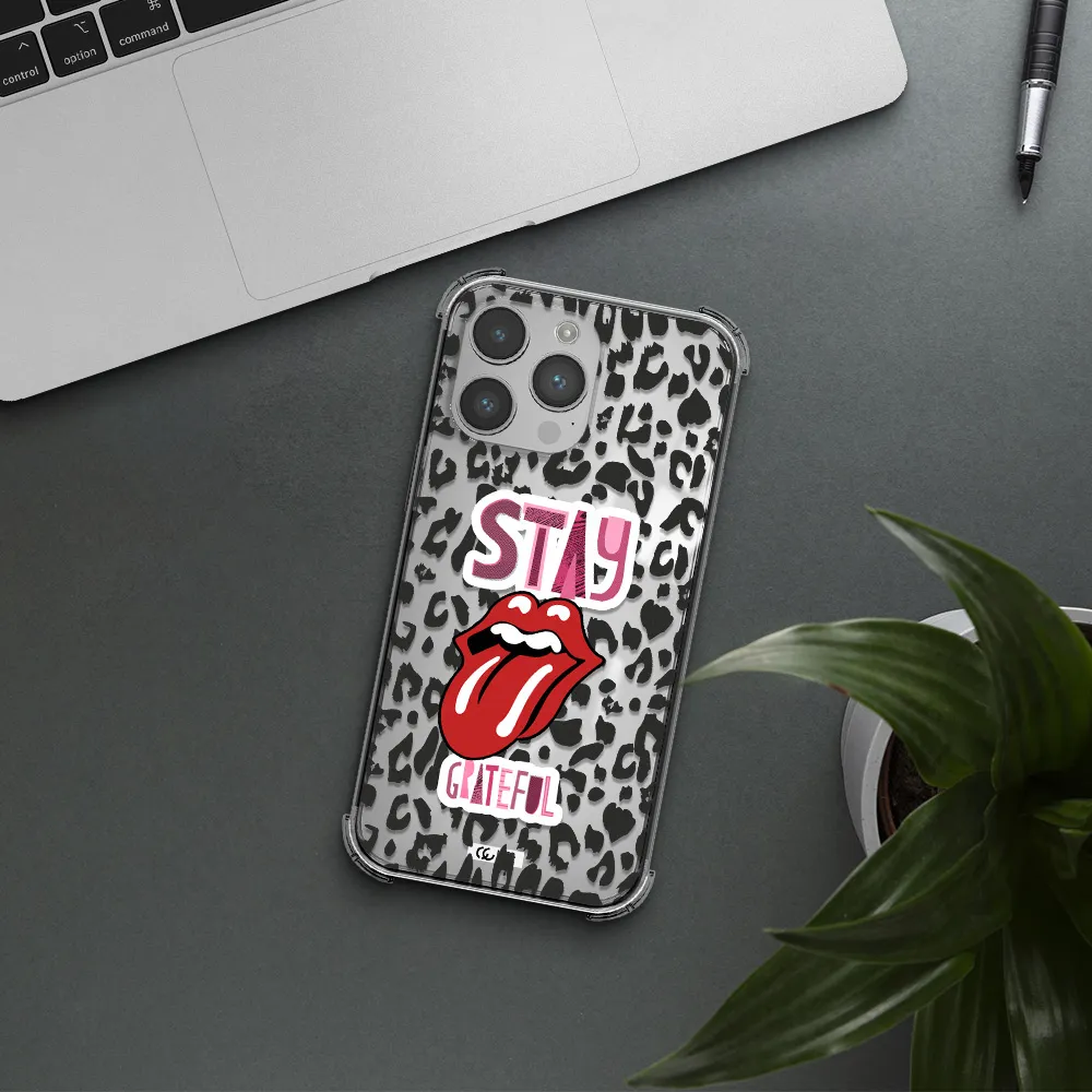 The Rolling Stones Apple iPhone 14 pro max Clear PC Case