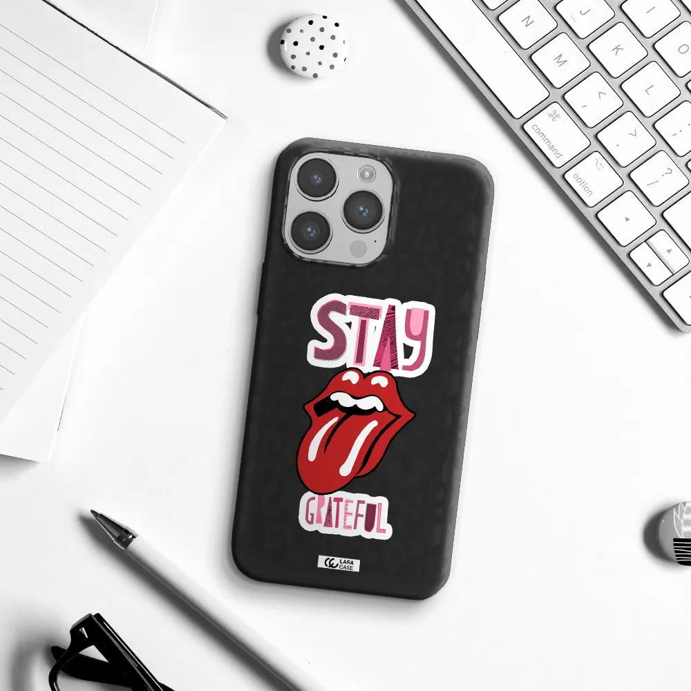 The Rolling Stones Apple iPhone 14 pro max Silicone black Case