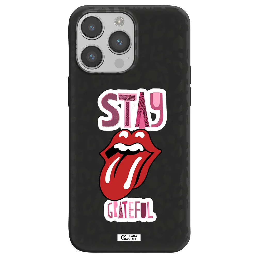 The Rolling Stones Apple iPhone 14 pro Silicone black Case