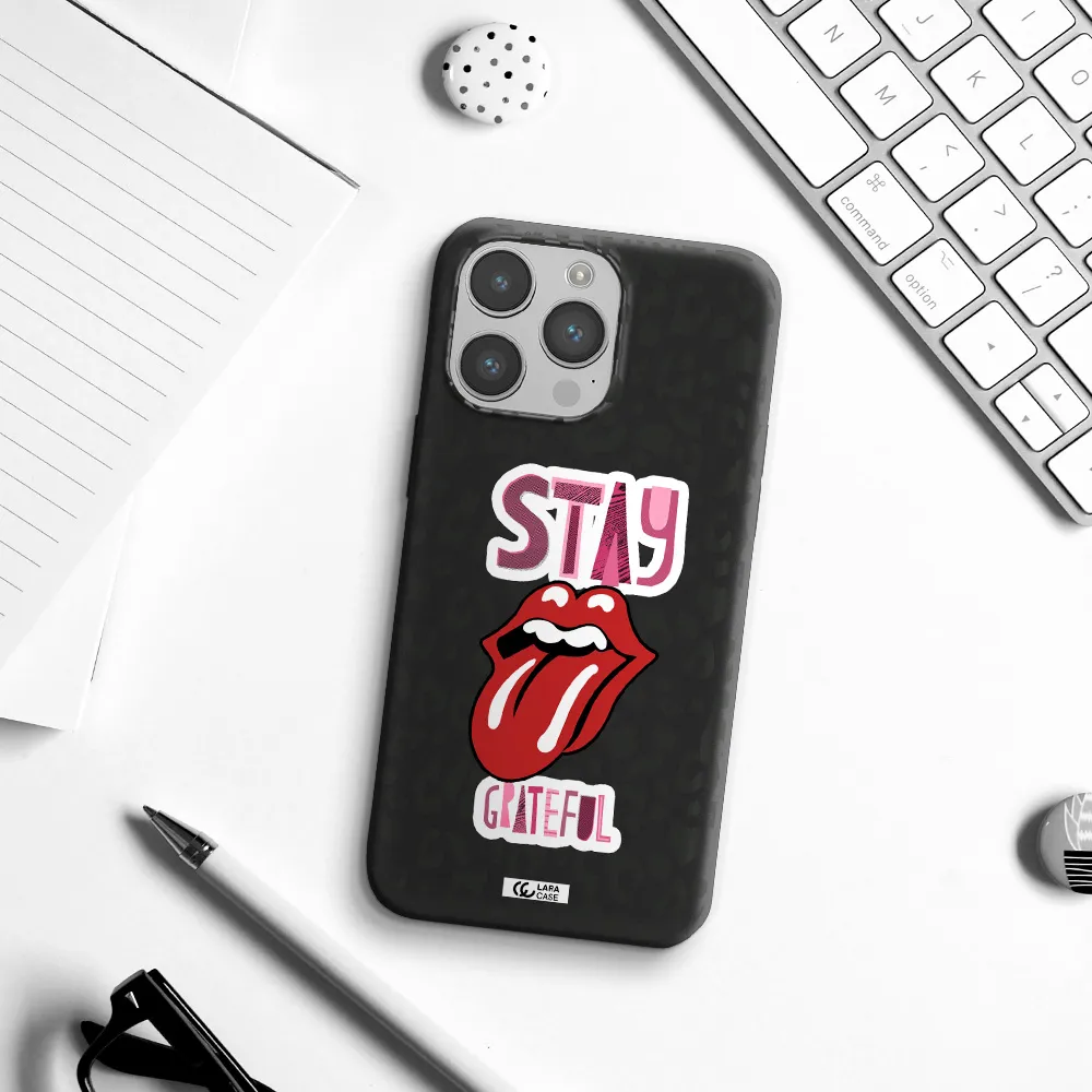 The Rolling Stones Apple iPhone 14 pro Silicone black Case