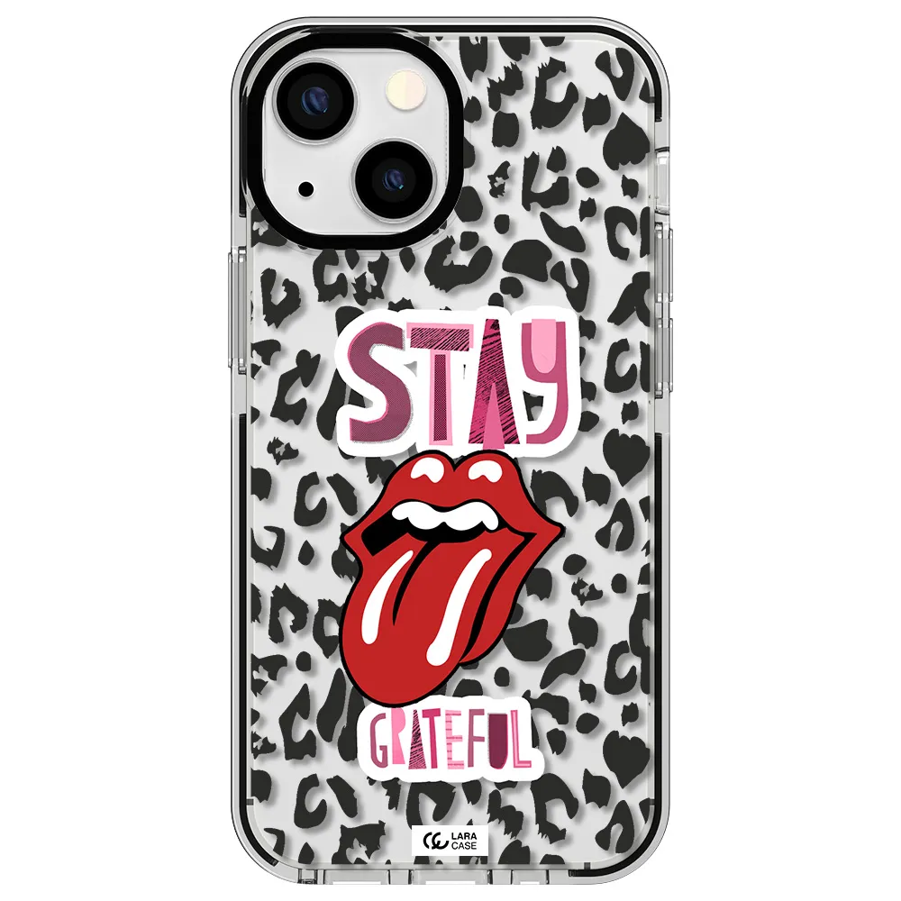 The Rolling Stones Apple iPhone 15 impact black border Case