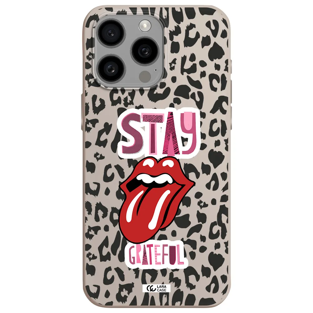 The Rolling Stones Apple Iphone 15 Pro max Silicone Stone Case