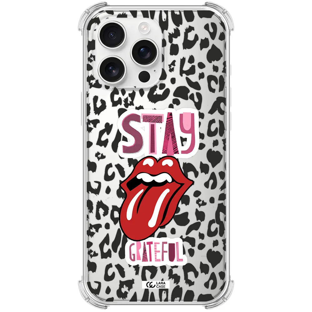 The Rolling Stones Apple Iphone 16 Pro Max Clear Pc Case