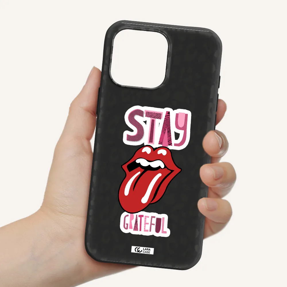 The Rolling Stones Apple Iphone 16 Pro Max Silicone Black Case