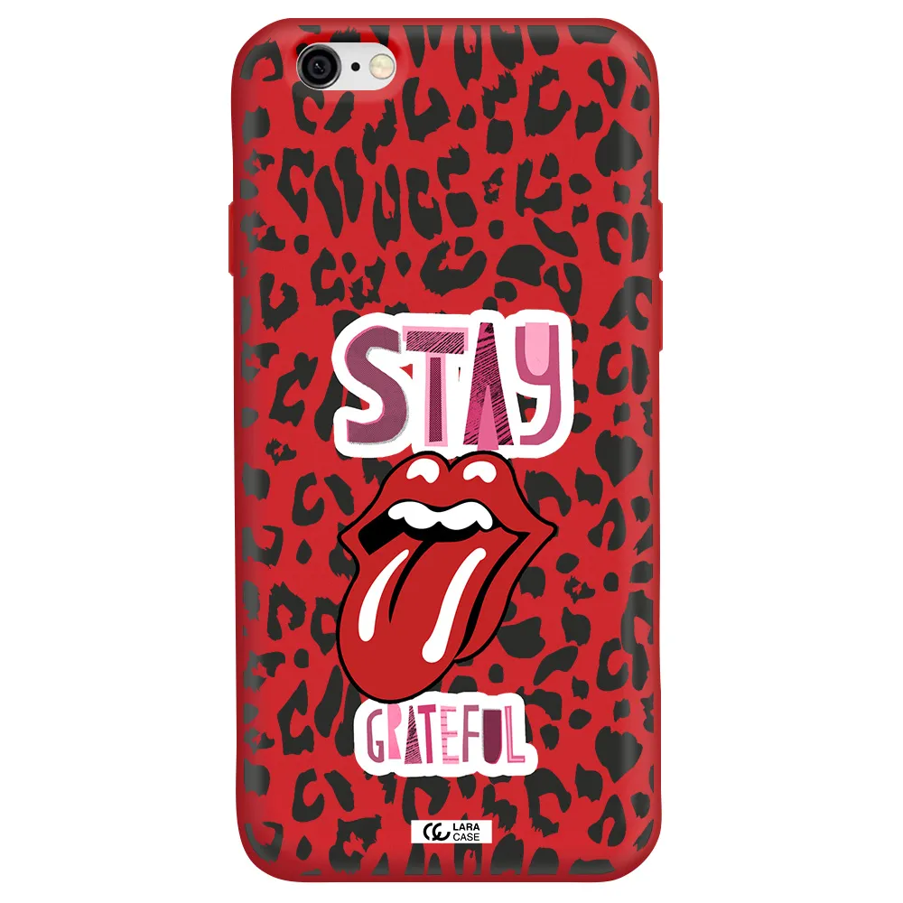 The Rolling Stones Apple iPhone 6 Silicone Imperial Red Case