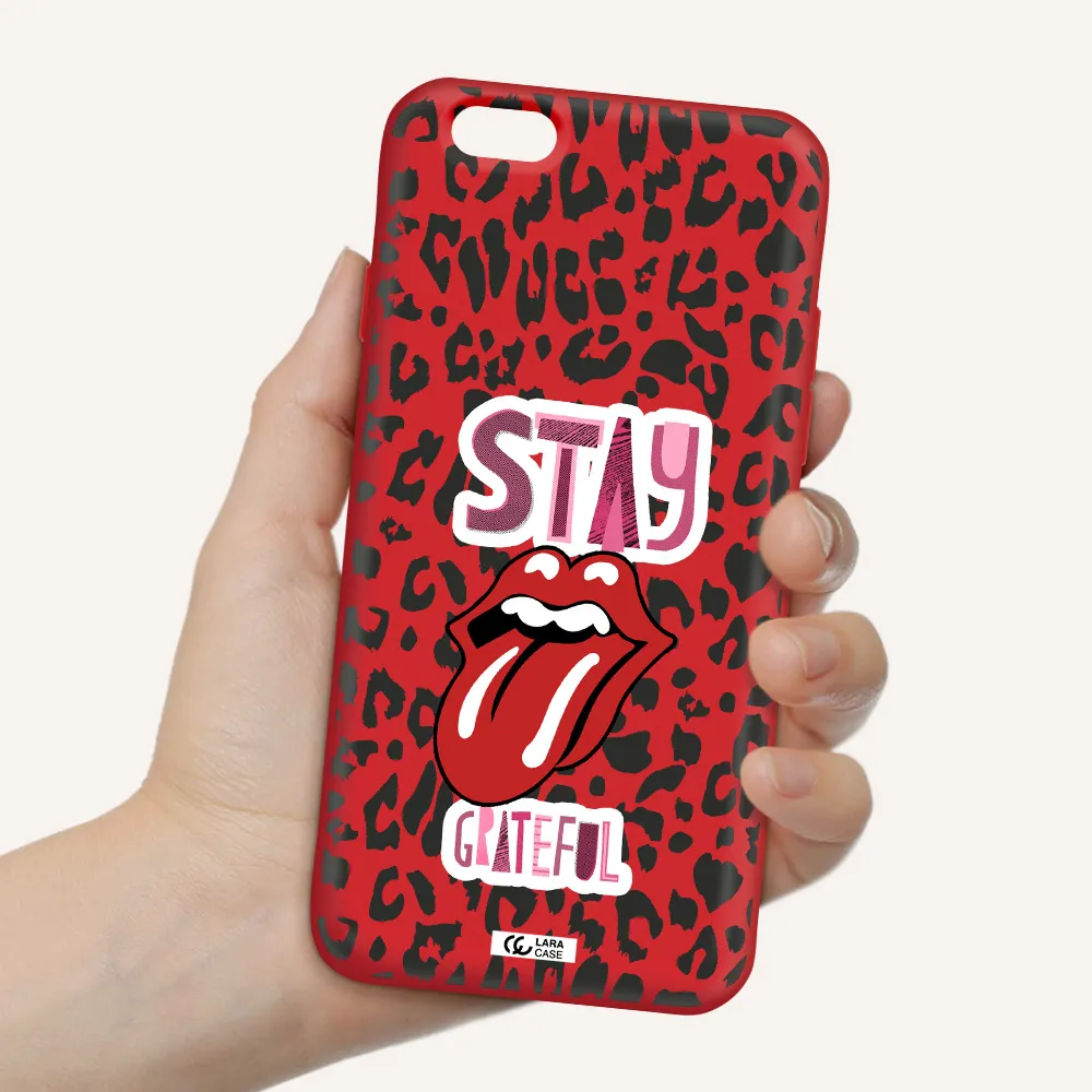 The Rolling Stones Apple iPhone 6 Silicone Imperial Red Case