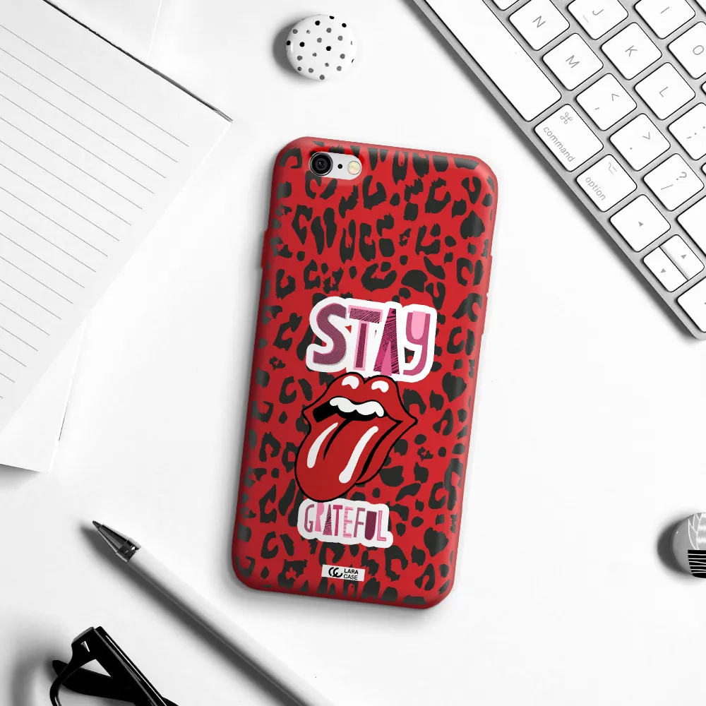 The Rolling Stones Apple iPhone 6 Silicone Imperial Red Case