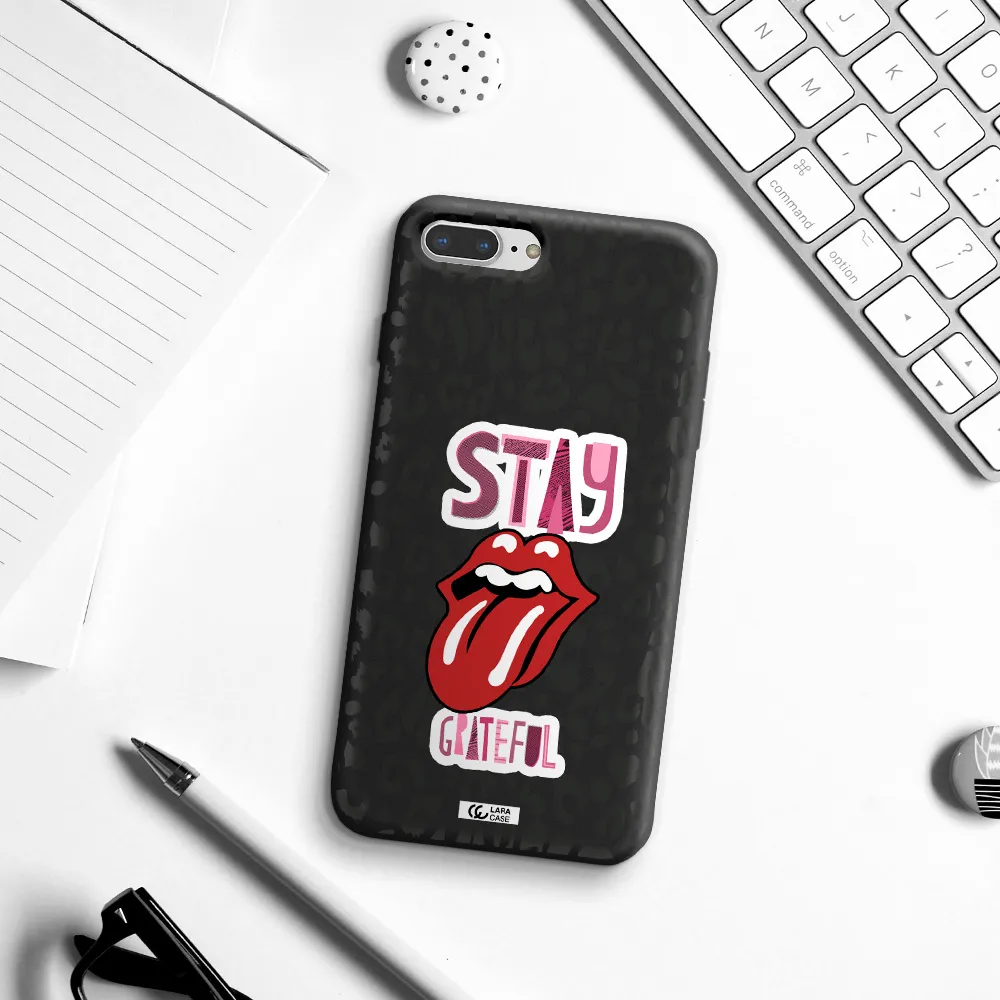 The Rolling Stones Apple iPhone 7 plus Silicone black Case