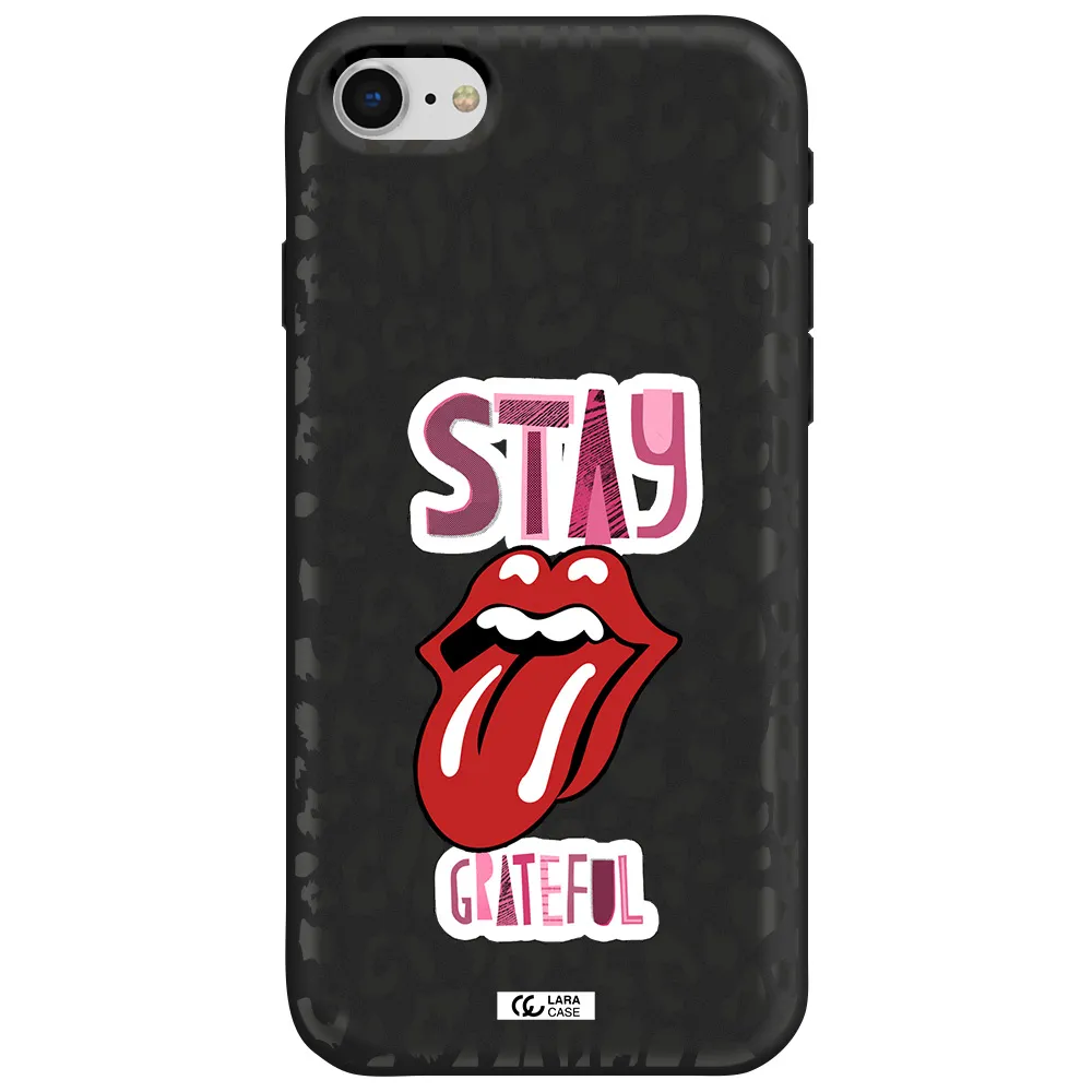 The Rolling Stones Apple iPhone se 2020 Silicone black Case