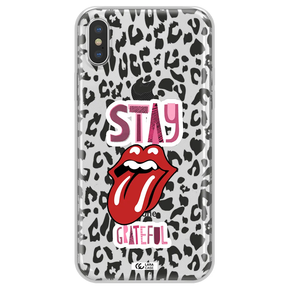 The Rolling Stones Apple iPhone X Clear TPU Case