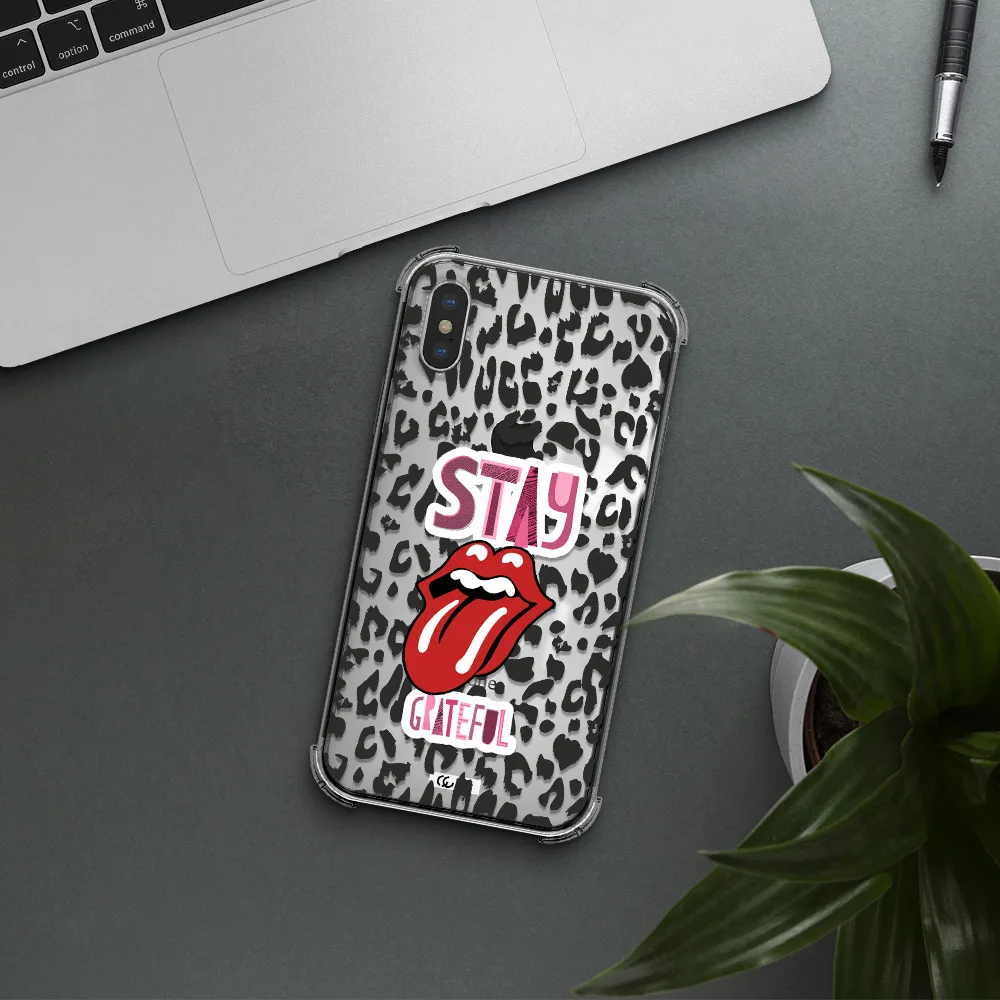 The Rolling Stones Apple iPhone XS Clear PC Case