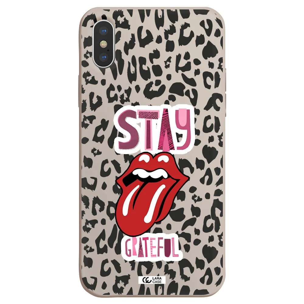The Rolling Stones Apple iPhone XS Silicone Stone Case