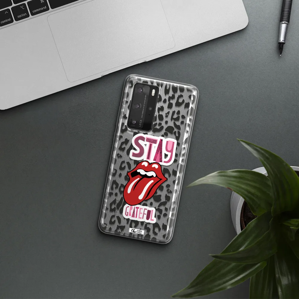 The Rolling Stones Huawei P40 Pro Clear TPU Case