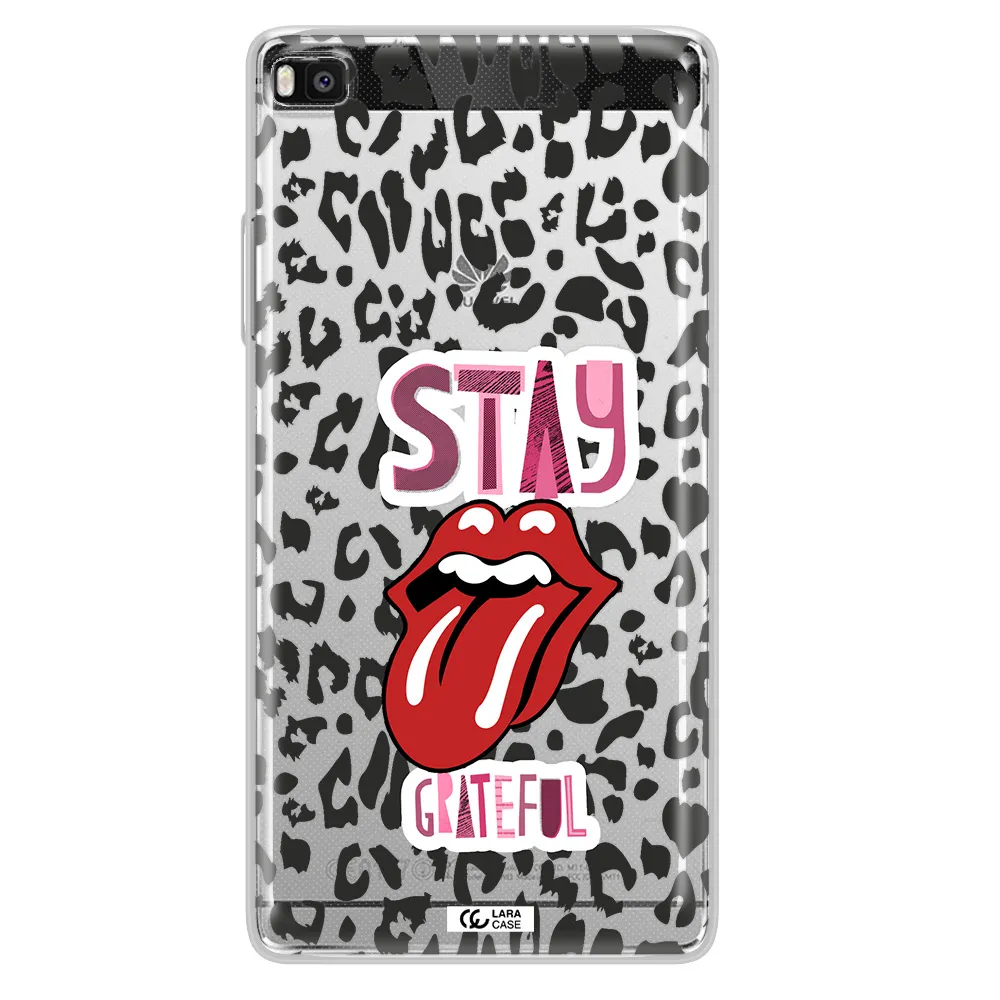 The Rolling Stones Huawei P8 Clear TPU Case