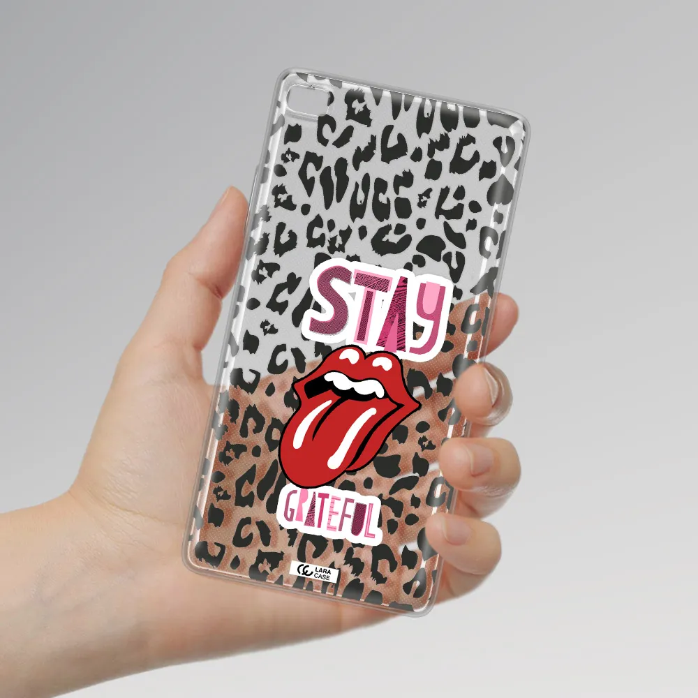The Rolling Stones Huawei P8 Clear TPU Case