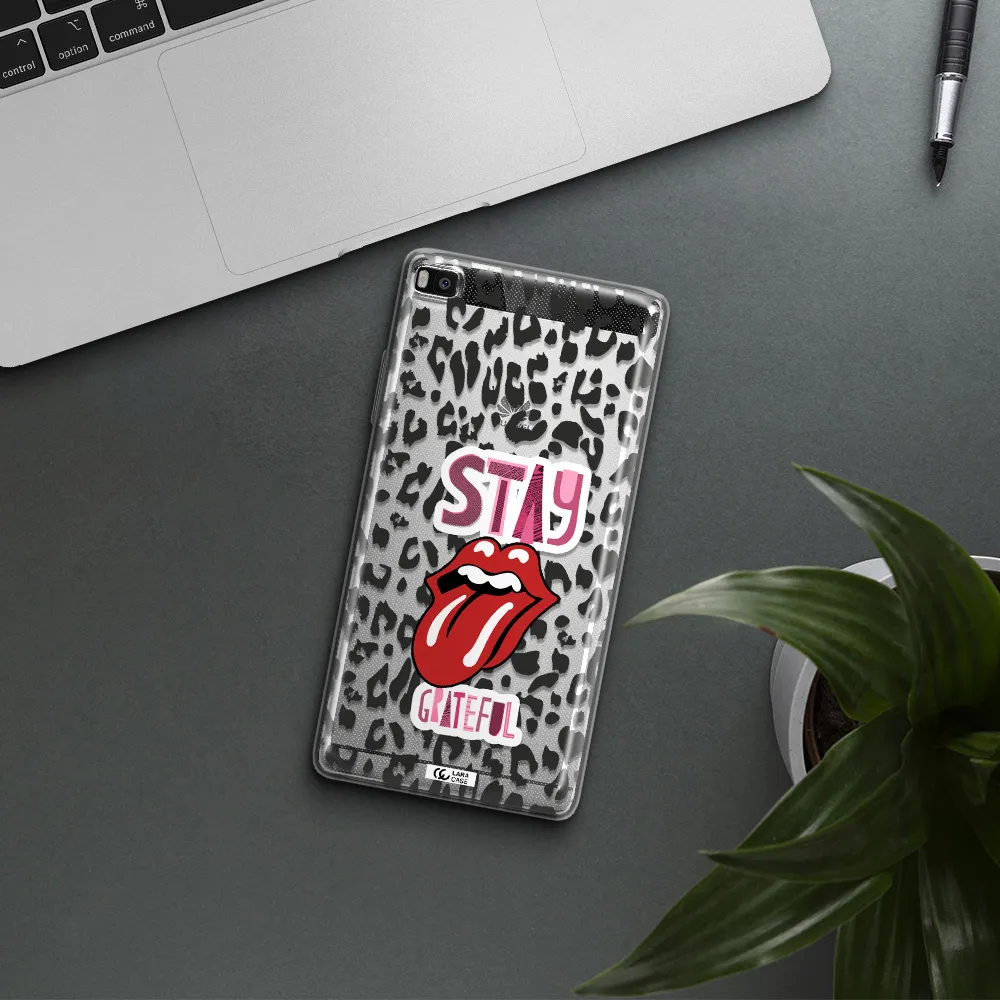 The Rolling Stones Huawei P8 Clear TPU Case