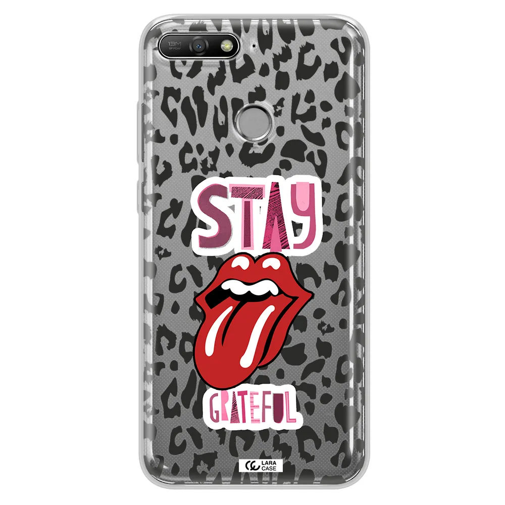 The Rolling Stones Huawei Y6 Prime 2018 Clear TPU Case