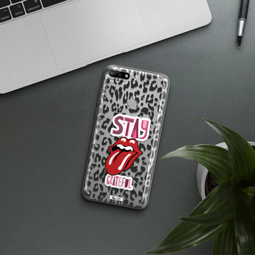 The Rolling Stones Huawei Y7 2018 Clear TPU Case