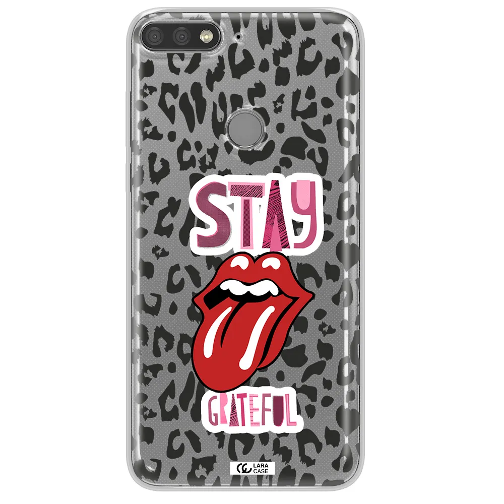 The Rolling Stones Huawei Y7 Prime 2018 Clear TPU Case