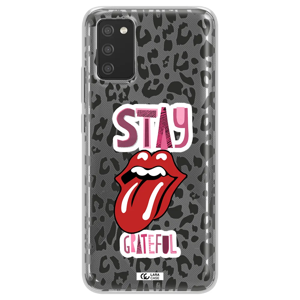 The Rolling Stones Samsung A02S Clear TPU Case