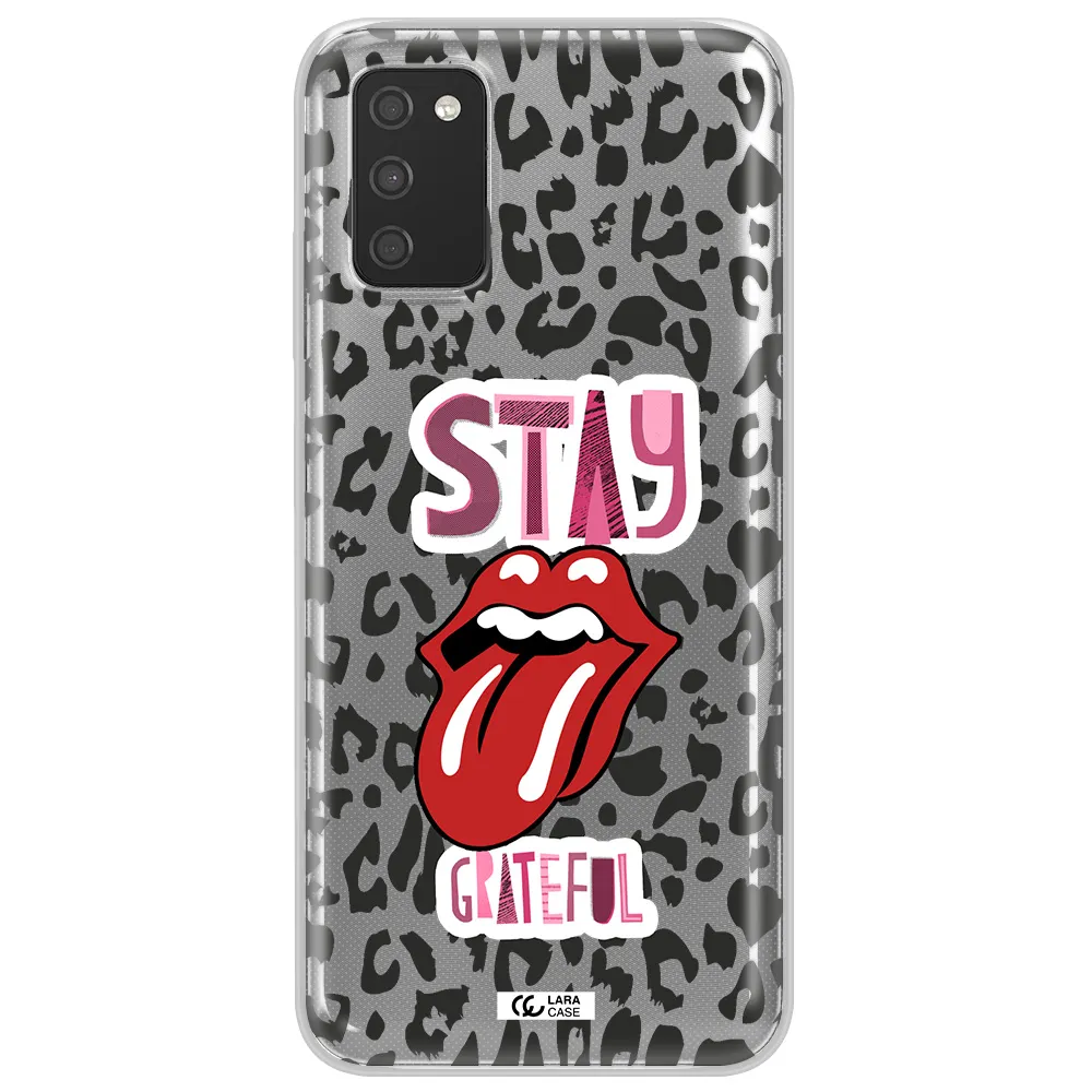 The Rolling Stones Samsung A03S Clear TPU Case
