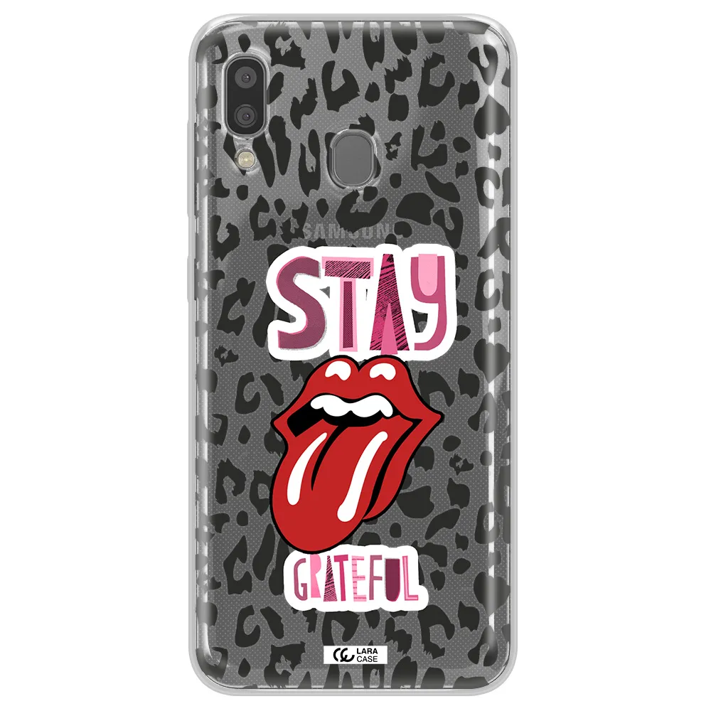 The Rolling Stones Samsung A20 Clear TPU Case