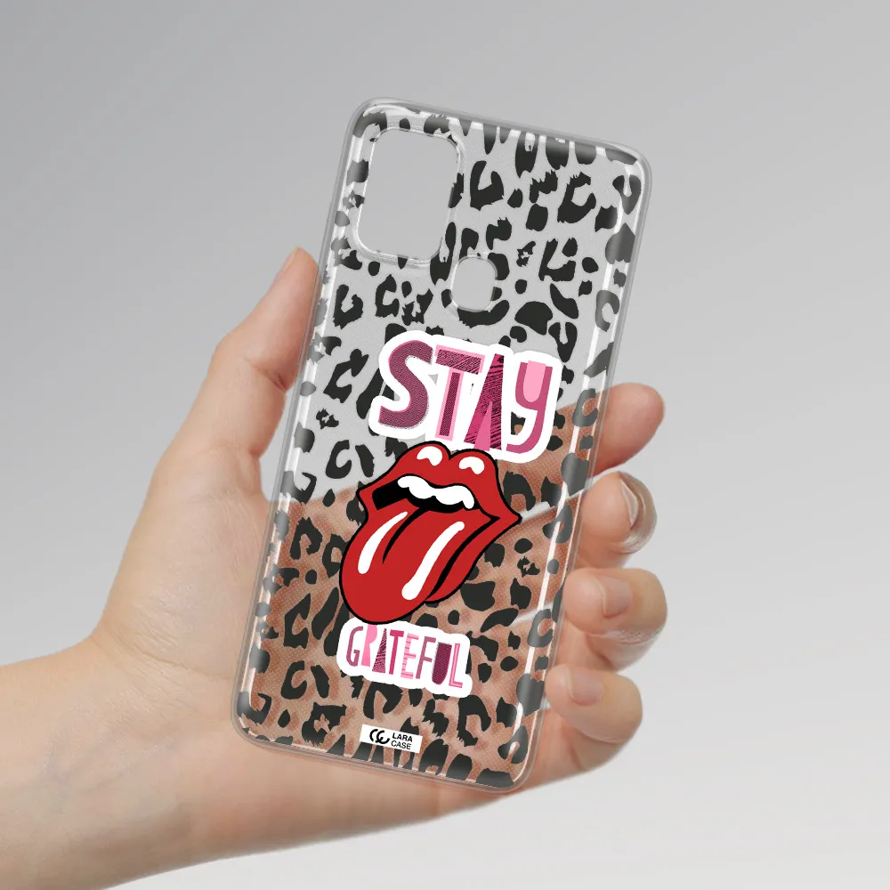 The Rolling Stones Samsung A21S Clear TPU Case