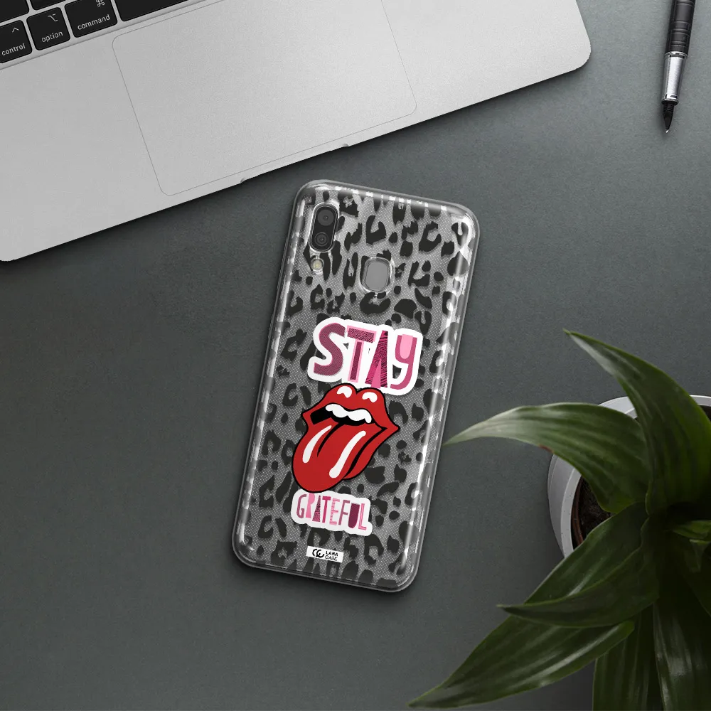 The Rolling Stones Samsung A30 Clear TPU Case