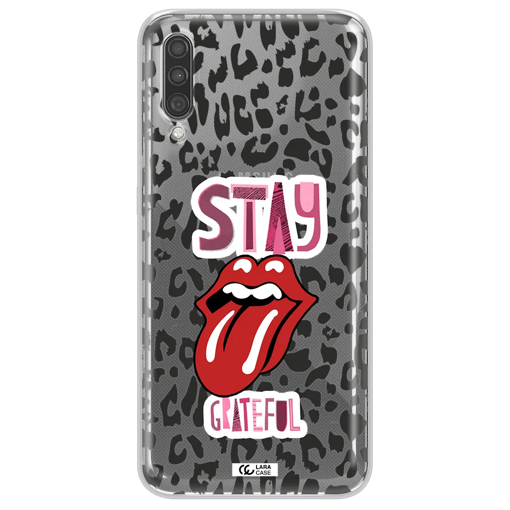 The Rolling Stones Samsung A30S Clear TPU Case