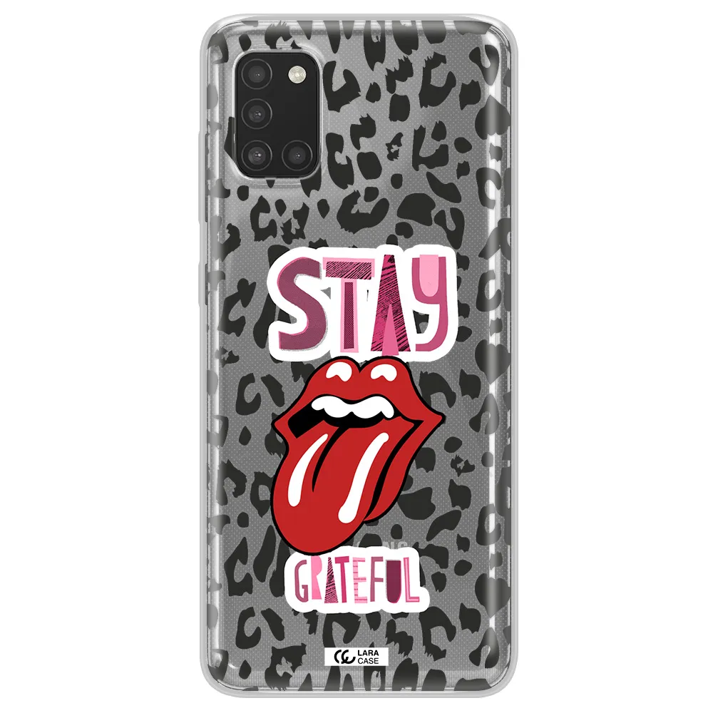 The Rolling Stones Samsung A31 Clear TPU Case