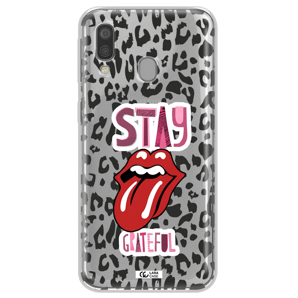 The Rolling Stones Samsung A40 Clear TPU Case