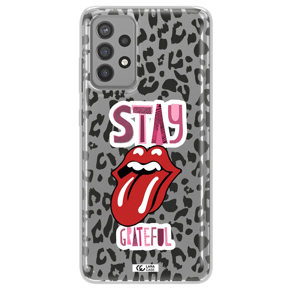 The Rolling Stones Samsung A72 Clear TPU Case