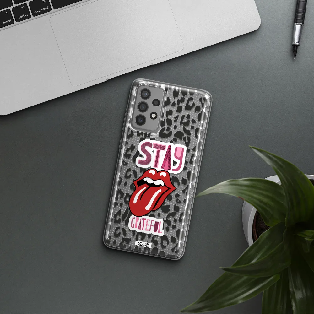 The Rolling Stones Samsung A72 Clear TPU Case