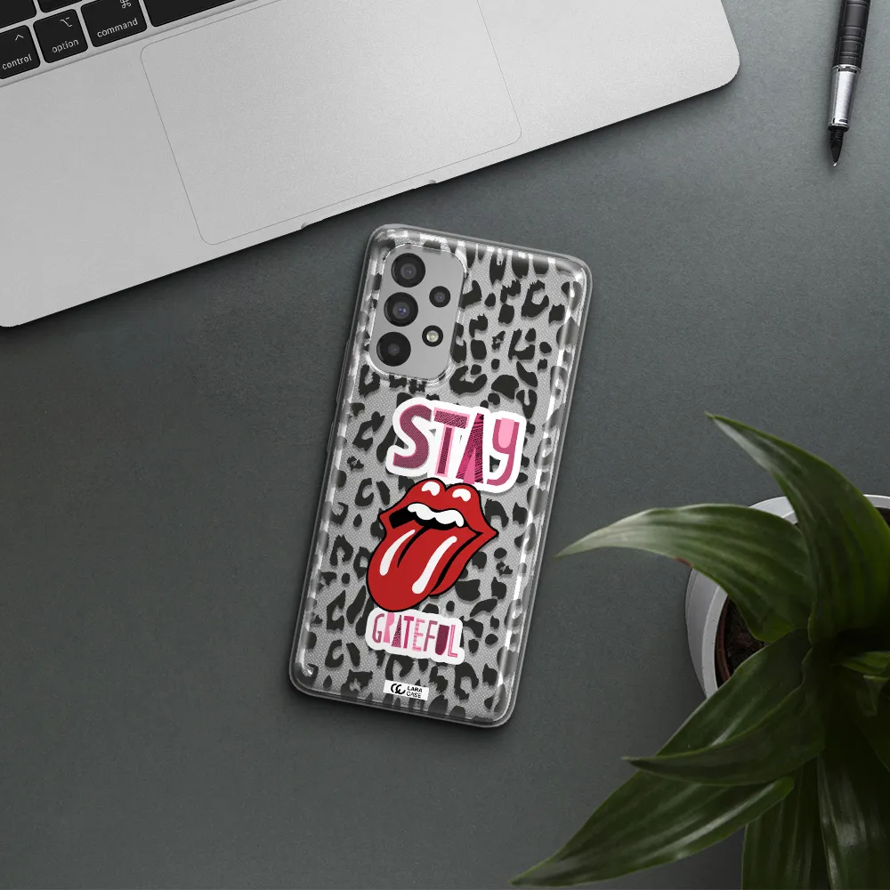 The Rolling Stones Samsung A73 Clear TPU Case