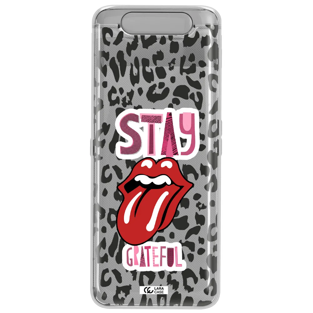 The Rolling Stones Samsung A80 Clear TPU Case