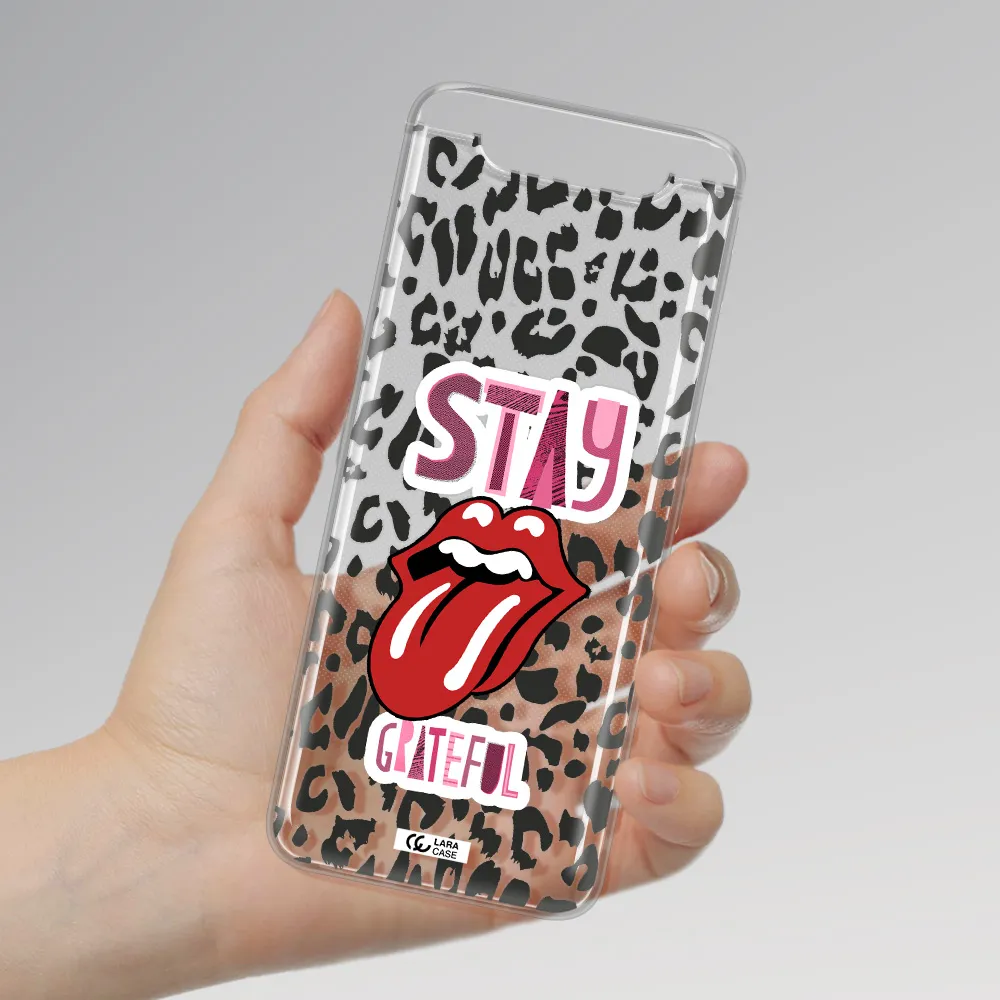 The Rolling Stones Samsung A80 Clear TPU Case