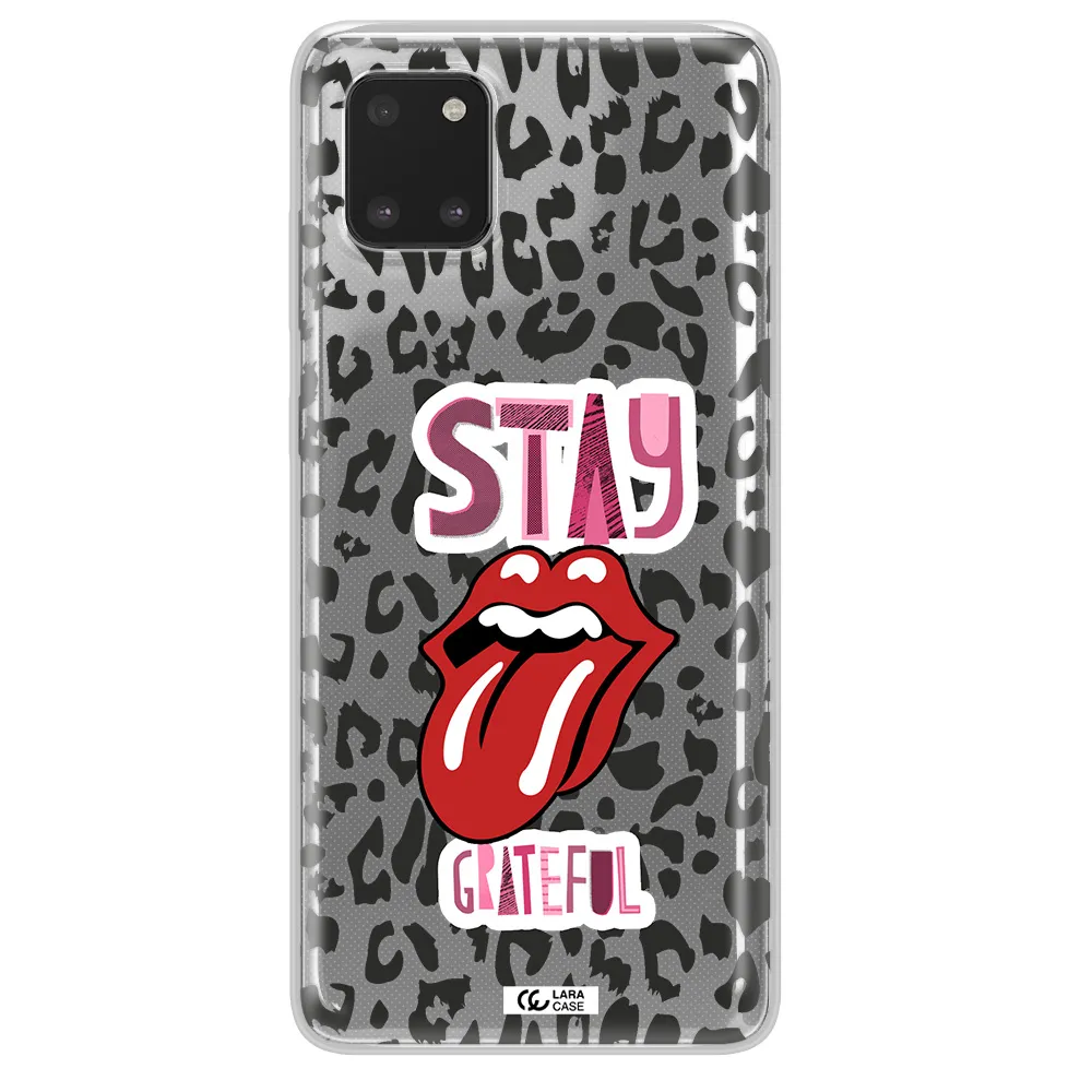 The Rolling Stones Samsung A81 Clear TPU Case