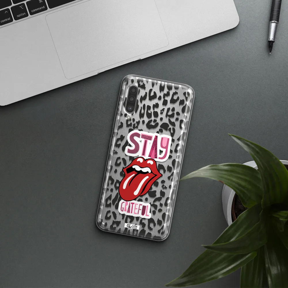 The Rolling Stones Samsung A90 Clear TPU Case