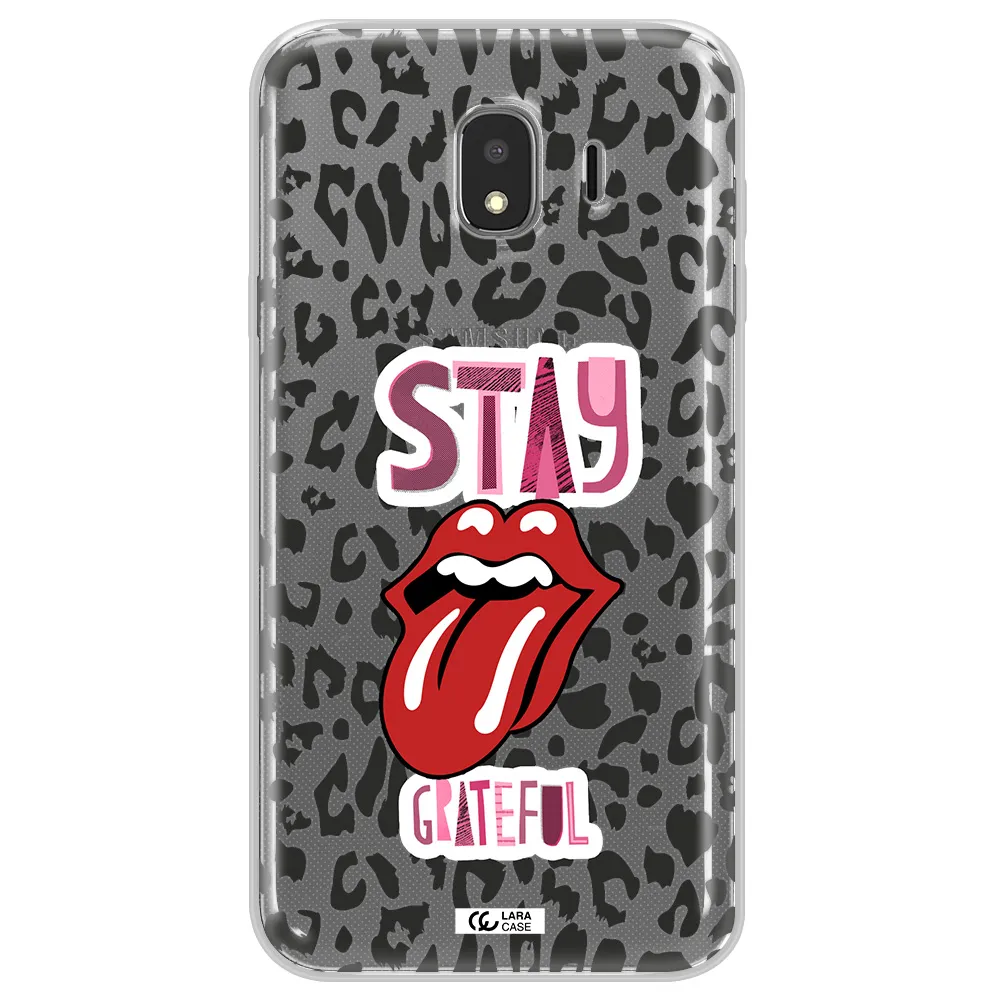 The Rolling Stones Samsung J4 Clear TPU Case