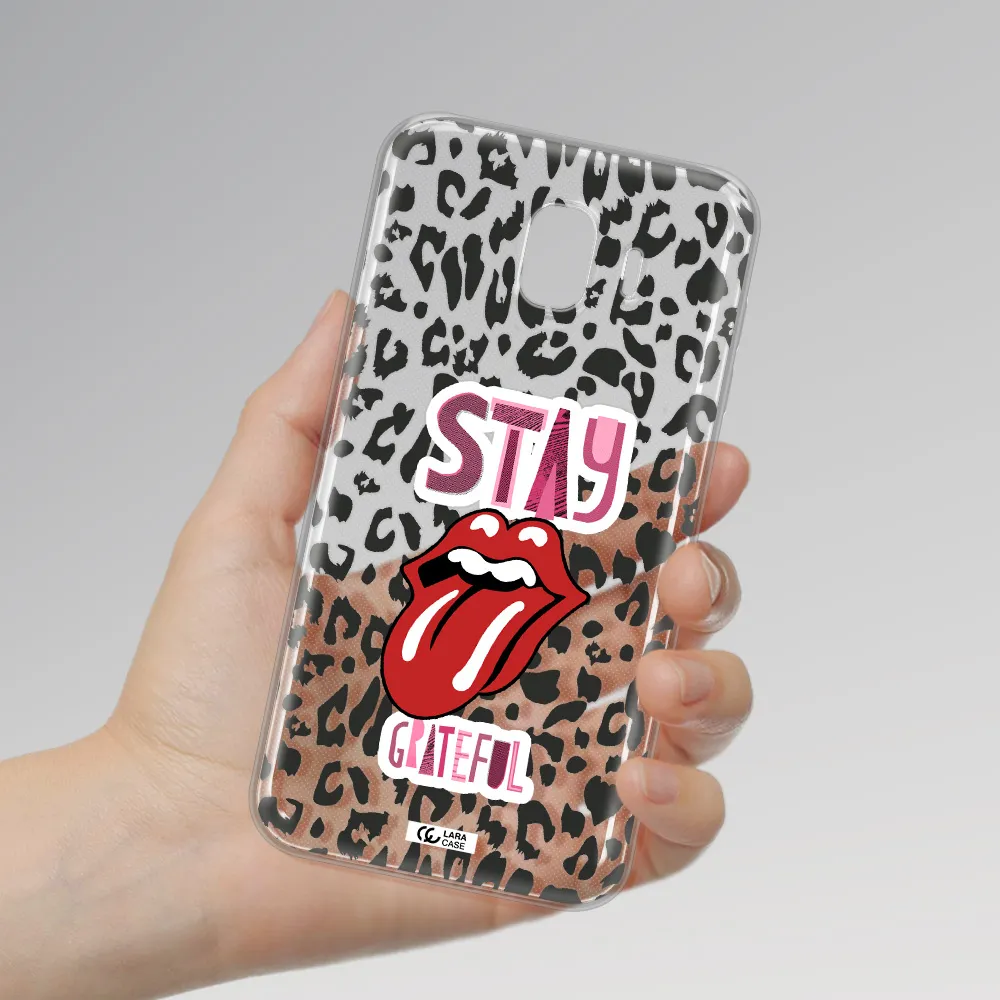 The Rolling Stones Samsung J4 Clear TPU Case